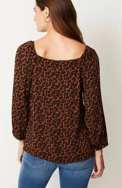 J.Jill Satin Square-Neck Top | Jjill-Women Shirts & Blouses