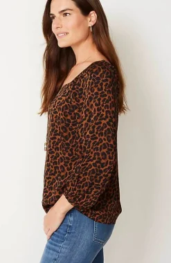 J.Jill Satin Square-Neck Top | Jjill-Women Shirts & Blouses