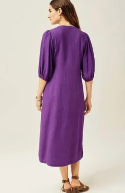 J.Jill Seamed Button-Front Midi Dress | Jjill-Women Dresses