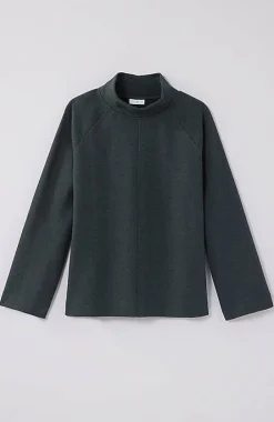 J.Jill Seamed Fleece Mock-Neck Top | Jjill-Women Tops & Tees