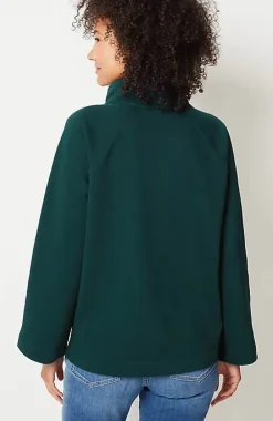 J.Jill Seamed Fleece Mock-Neck Top | Jjill-Women Tops & Tees