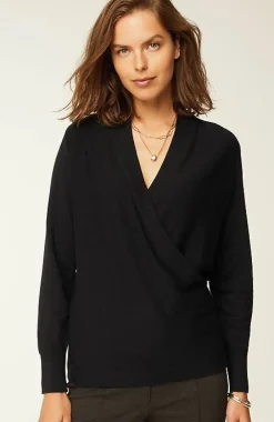 J.Jill Seamed Wrap Sweater | Jjill-Women Sweaters