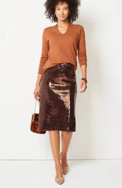 J.Jill Sequin Pull-On Skirt | Jjill-Women Skirts