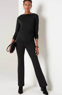 J.Jill Shirred-Waist Draped Top | Jjill-Women Tops & Tees