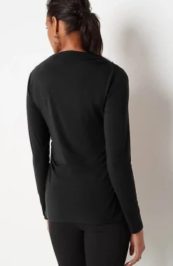 J.Jill Shirred-Waist Draped Top | Jjill-Women Tops & Tees