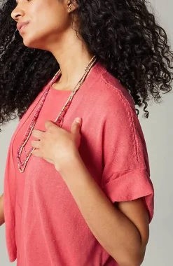 J.Jill Short Cuffed-Sleeve Open-Front Cardi | Jjill-Women Sweaters