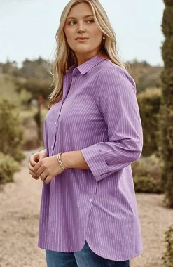 J.Jill Side-Button Stepped-Hem Tunic | Jjill-Women Tunics