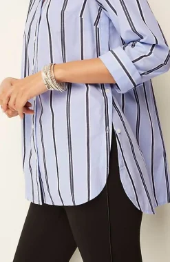 J.Jill Side-Button Stepped-Hem Tunic | Jjill-Women Tunics