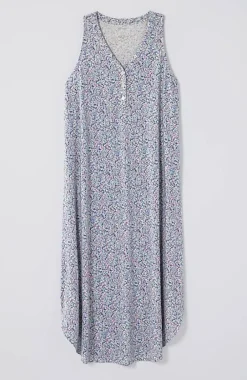 J.Jill Sleep Ultrasoft Henley Gown | Jjill-Women Pajamas & Robes