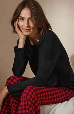 J.Jill Sleep Ultrasoft Long-Sleeve Top | Jjill-Women Pajamas & Robes