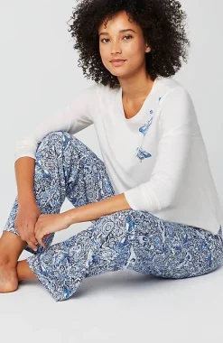 J.Jill Sleep Ultrasoft Long-Sleeve Top | Jjill-Women Pajamas & Robes