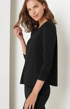 J.Jill Sleep Ultrasoft Long-Sleeve Top | Jjill-Women Pajamas & Robes