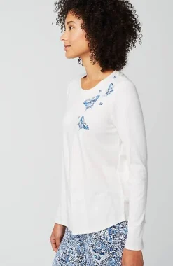 J.Jill Sleep Ultrasoft Long-Sleeve Top | Jjill-Women Pajamas & Robes