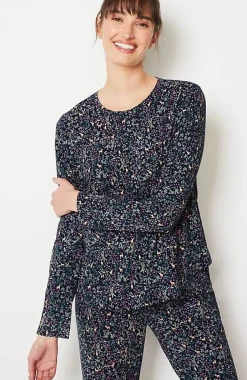 J.Jill Sleep Ultrasoft Long-Sleeve Top | Jjill-Women Pajamas & Robes