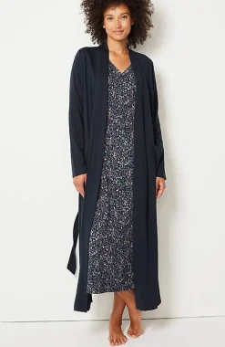J.Jill Sleep Ultrasoft Patch-Pocket Robe | Jjill-Women Pajamas & Robes