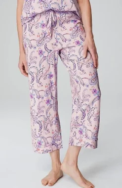 J.Jill Sleep Ultrasoft Piped Crops | Jjill-Women Pajamas & Robes