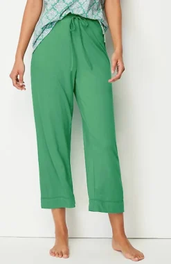 J.Jill Sleep Ultrasoft Piped Crops | Jjill-Women Pajamas & Robes