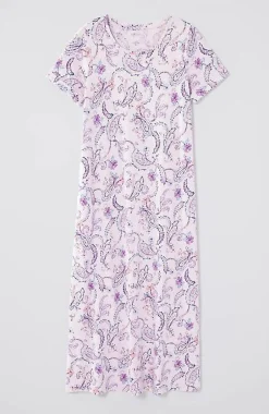 J.Jill Sleep Ultrasoft Pleat-Back Long Gown | Jjill-Women Pajamas & Robes