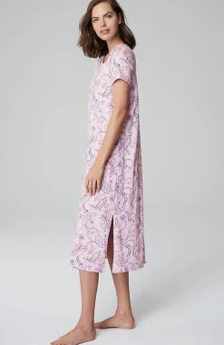 J.Jill Sleep Ultrasoft Pleat-Back Long Gown | Jjill-Women Pajamas & Robes