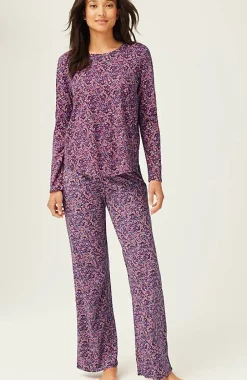 J.Jill Sleep Ultrasoft Relaxed Full-Leg Pants | Jjill-Women Pajamas & Robes