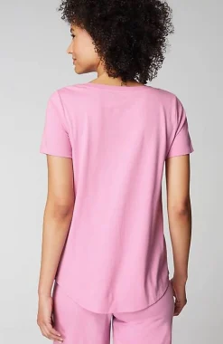 J.Jill Sleep Ultrasoft Short-Sleeve Henley | Jjill-Women Pajamas & Robes