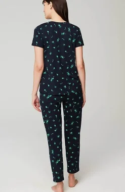 J.Jill Sleep Ultrasoft V-Neck Tee | Jjill-Women Pajamas & Robes