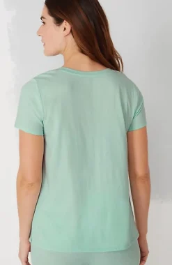 J.Jill Sleep Ultrasoft V-Neck Tee | Jjill-Women Pajamas & Robes