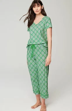 J.Jill Sleep Ultrasoft V-Neck Tee | Jjill-Women Pajamas & Robes