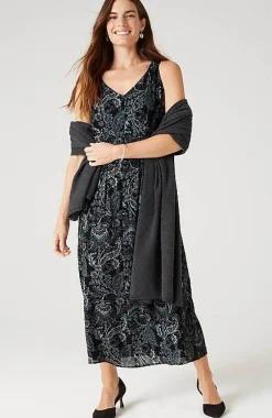 J.Jill Sleeveless Pleated Maxi Dress | Jjill-Women Dresses