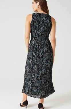 J.Jill Sleeveless Pleated Maxi Dress | Jjill-Women Dresses