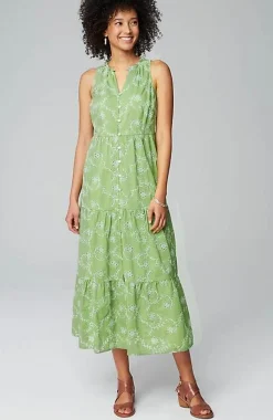 J.Jill Sleeveless Tiered Maxi Dress | Jjill-Women Dresses