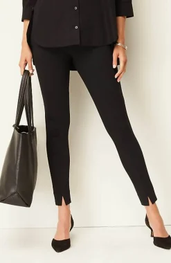 J.Jill Slit-Hem Ponte Leggings | Jjill-Women Pants & Jeans