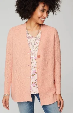 J.Jill Slub-Textured Button-Front Cardi | Jjill-Women Sweaters
