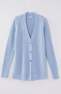 J.Jill Slub-Textured Button-Front Cardi | Jjill-Women Sweaters