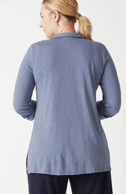 J.Jill Slub-Textured Patch-Pocket Tunic | Jjill-Women Tops & Tees