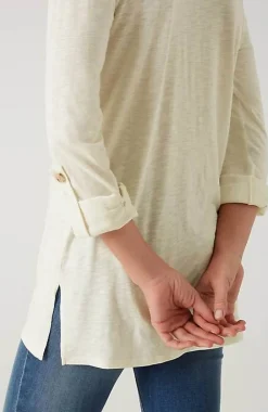 J.Jill Slub-Textured Patch-Pocket Tunic | Jjill-Women Tops & Tees