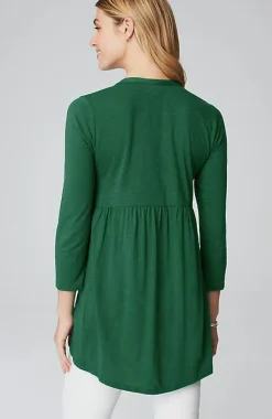 J.Jill Smocked-Bodice Tunic | Jjill-Women Tops & Tees