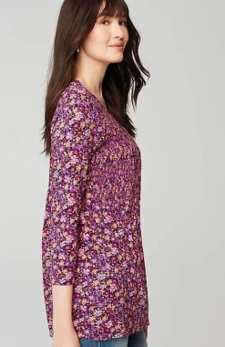J.Jill Smocked-Bodice Tunic | Jjill-Women Tops & Tees