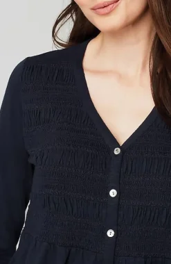 J.Jill Smocked-Bodice Tunic | Jjill-Women Tops & Tees
