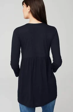 J.Jill Smocked-Bodice Tunic | Jjill-Women Tops & Tees