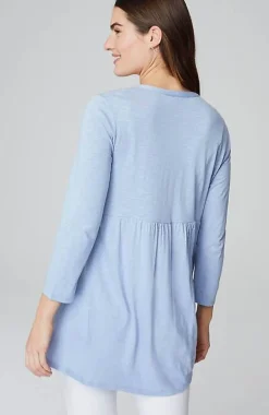 J.Jill Smocked-Bodice Tunic | Jjill-Women Tops & Tees