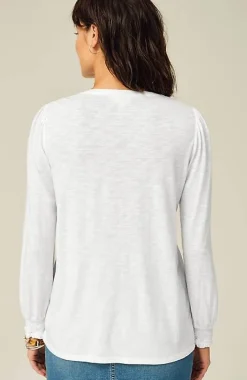 J.Jill Smocked Henley Top | Jjill-Women Tops & Tees
