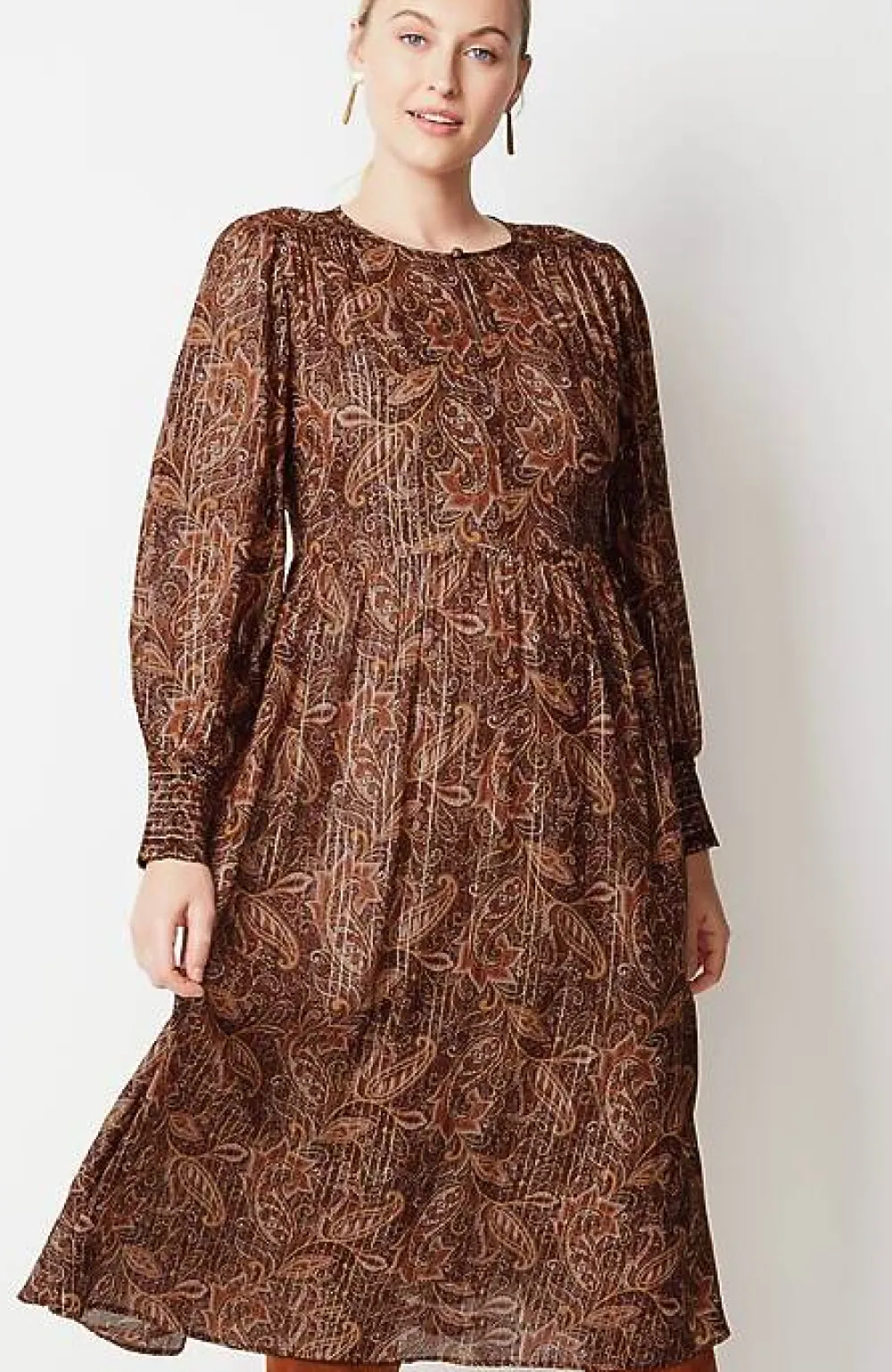 J.Jill Smocked Midi Dress | Jjill-Women Dresses