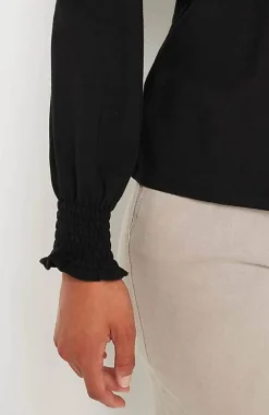 J.Jill Smocked Mock-Neck Top | Jjill-Women Tops & Tees