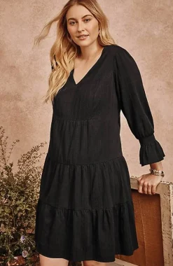 J.Jill Smocked-Sleeves Tiered Dress | Jjill-Women Dresses