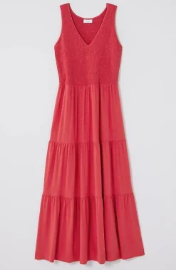 J.Jill Smocked Tiered Midi Dress | Jjill-Women Dresses