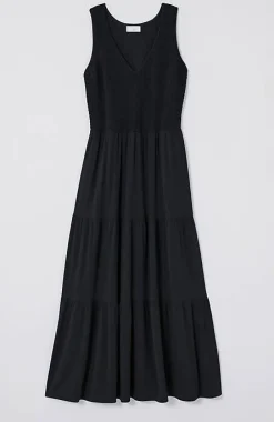J.Jill Smocked Tiered Midi Dress | Jjill-Women Dresses