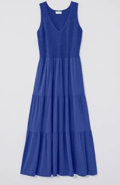 J.Jill Smocked Tiered Midi Dress | Jjill-Women Dresses