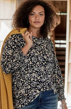 J.Jill Smocked Tunic | Jjill-Women Tops & Tees