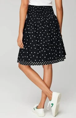 J.Jill Smocked-Waist Layered Skirt | Jjill-Women Skirts
